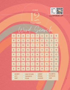 feelings emotions word search free activity sheet download